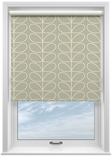 Orla Kiely Jumbo Linear Stem, Pebble - Twist&Fit Roller Blind